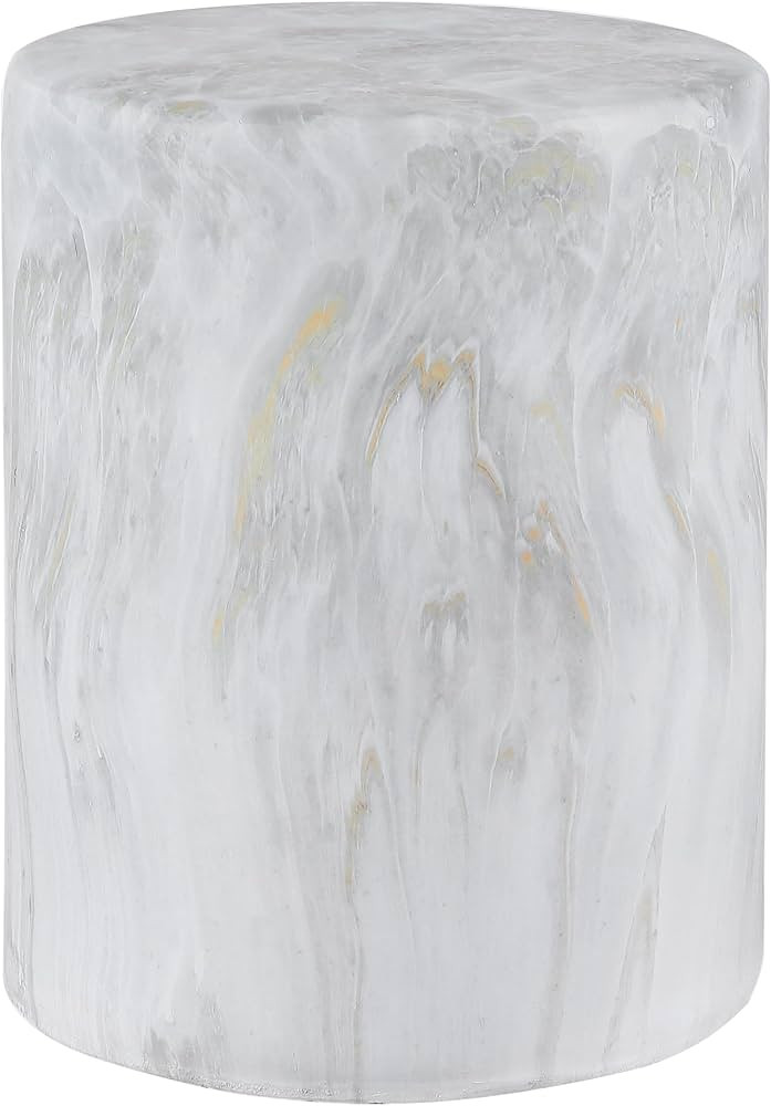 JONATHAN Y TBL1101A Troy 16" Modern Minimalist Faux Marble Column Indoor/Outdoor Accent Table Mod... | Amazon (US)