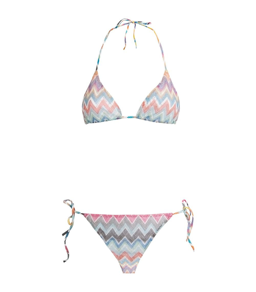 Zigzag Lurex Bikini | Harrods