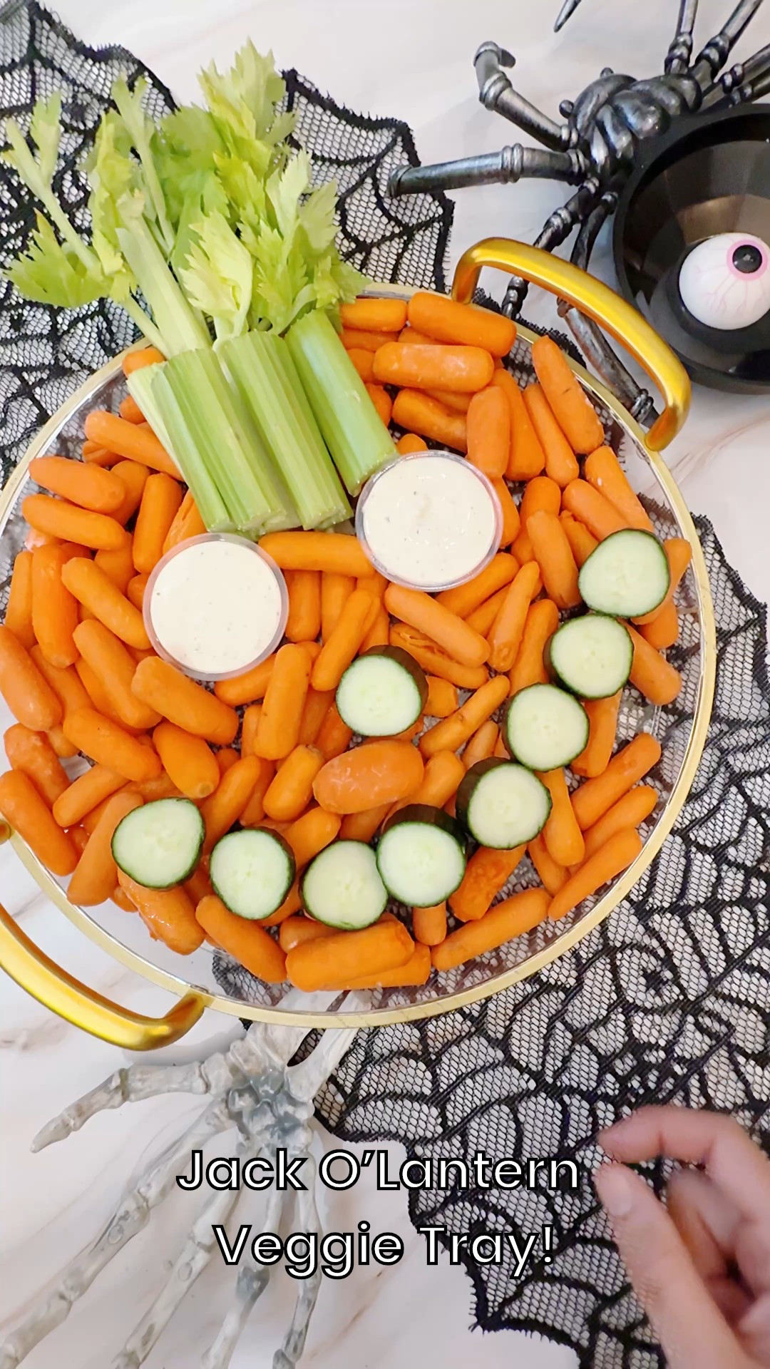 Who says healthy can’t be fun? 🥕🥒 This Jack-O’-Lantern veggie tray is the perfect way to serve up snacks at your Halloween party 🎃👻 Kids and adults will love it, and it comes together in minutes! 🍂✨

Don’t forget to SAVE this video so you can make it later, and hit like + follow for more simple, fun holiday ideas you’ll actually want to try! 🧡

More info here: https://www.thebensonstreet.com/halloween-veggie-tray-jack-olantern/

#HalloweenSnack #VeggieTray #JackOLantern #HolidayIdeas #PartySnack

#LTKSeasonal #LTKFamily #LTKHalloween