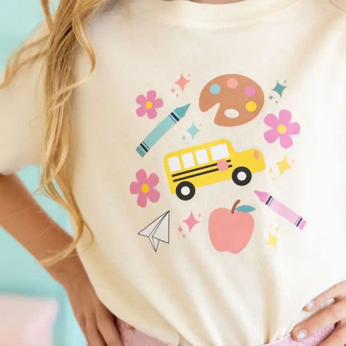 Sweet Wink Back To School Doodle Short Sleeve T-Shirt | Nordstrom | Nordstrom