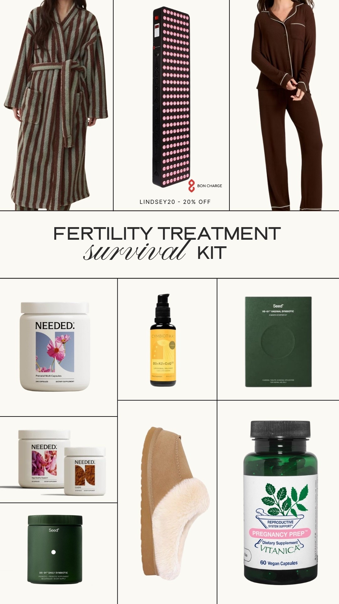 Fertility survival kit! 

 #LTKdayinmylife #LTKHome #LTKselfcare