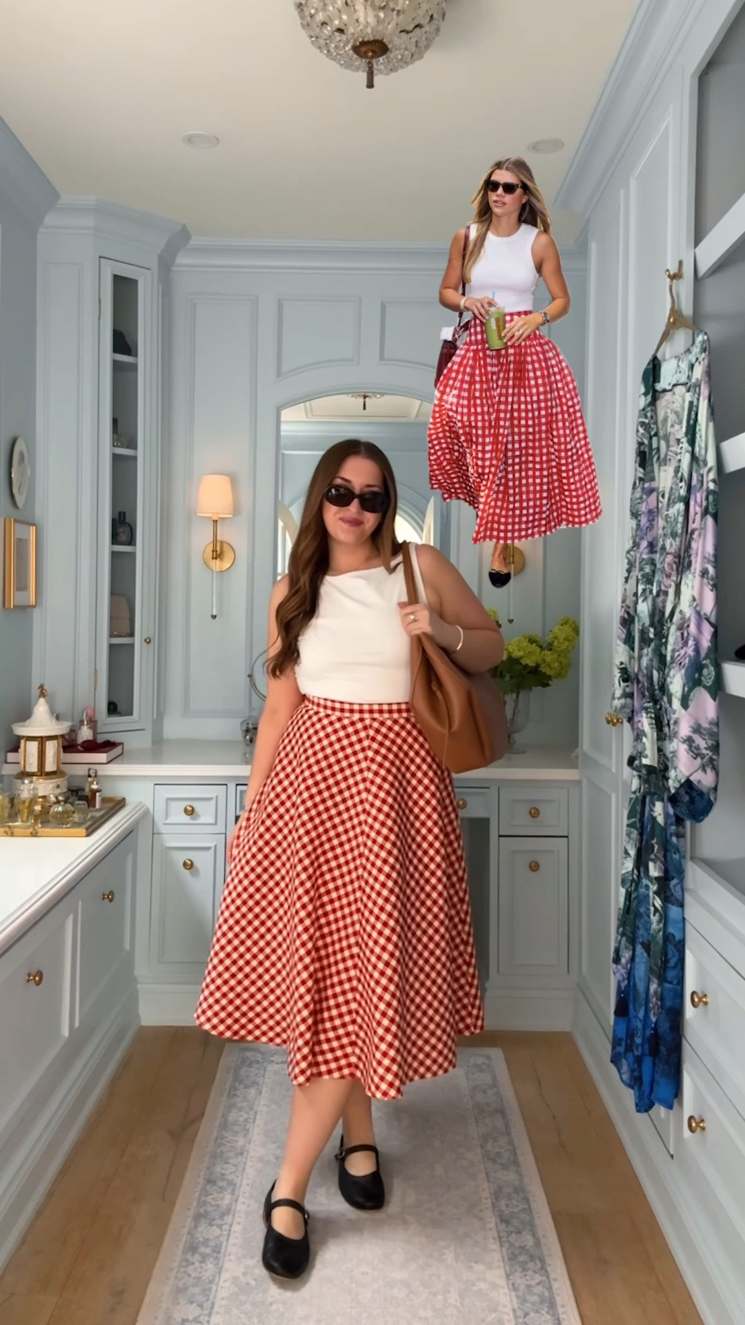 Summer outfit / maxi gingham skirt / Aritzia top / white top / midsize / workwear outfit / summer event / summer party / Sofia Richie inspired look / Pinterest look

Sizing: XL in skirt / L in top & shaper

#LTKsummer #LTKworkwear #LTKmidsize