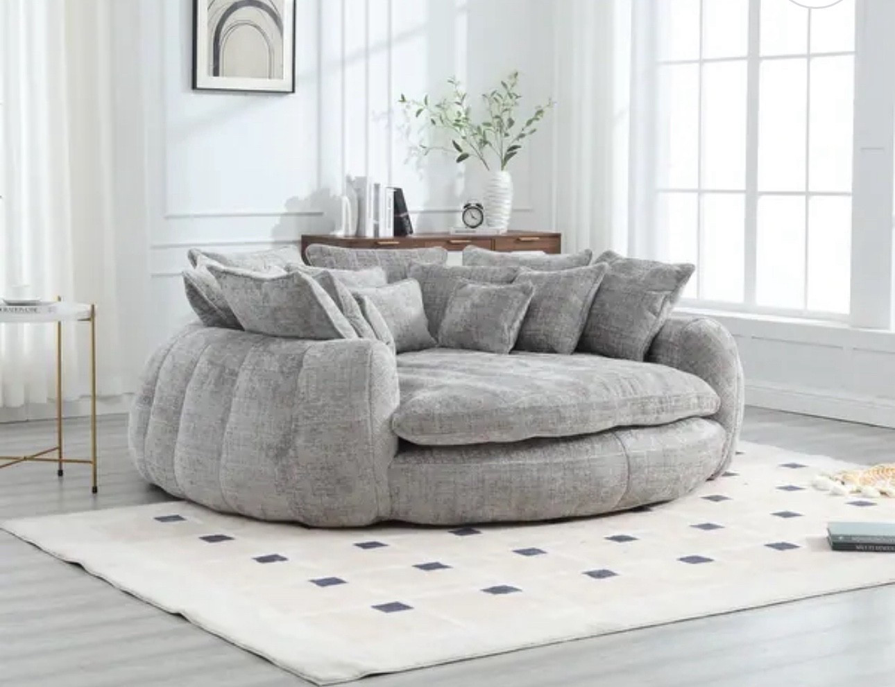 Double Loaf Sofa Bed, Oversized Sofa Bed with Armrests. - Light Grey

#LTKHome #LTKFamily #LTKSaleAlert
