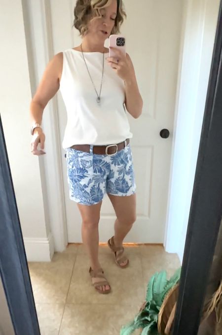 Stretchy waistband, 5” shorts, vacation look, vacation outfit, fashion over 40, rugged sole, water-resistant sandal

#LTKOver40 #LTKShoeCrush #LTKTravel
