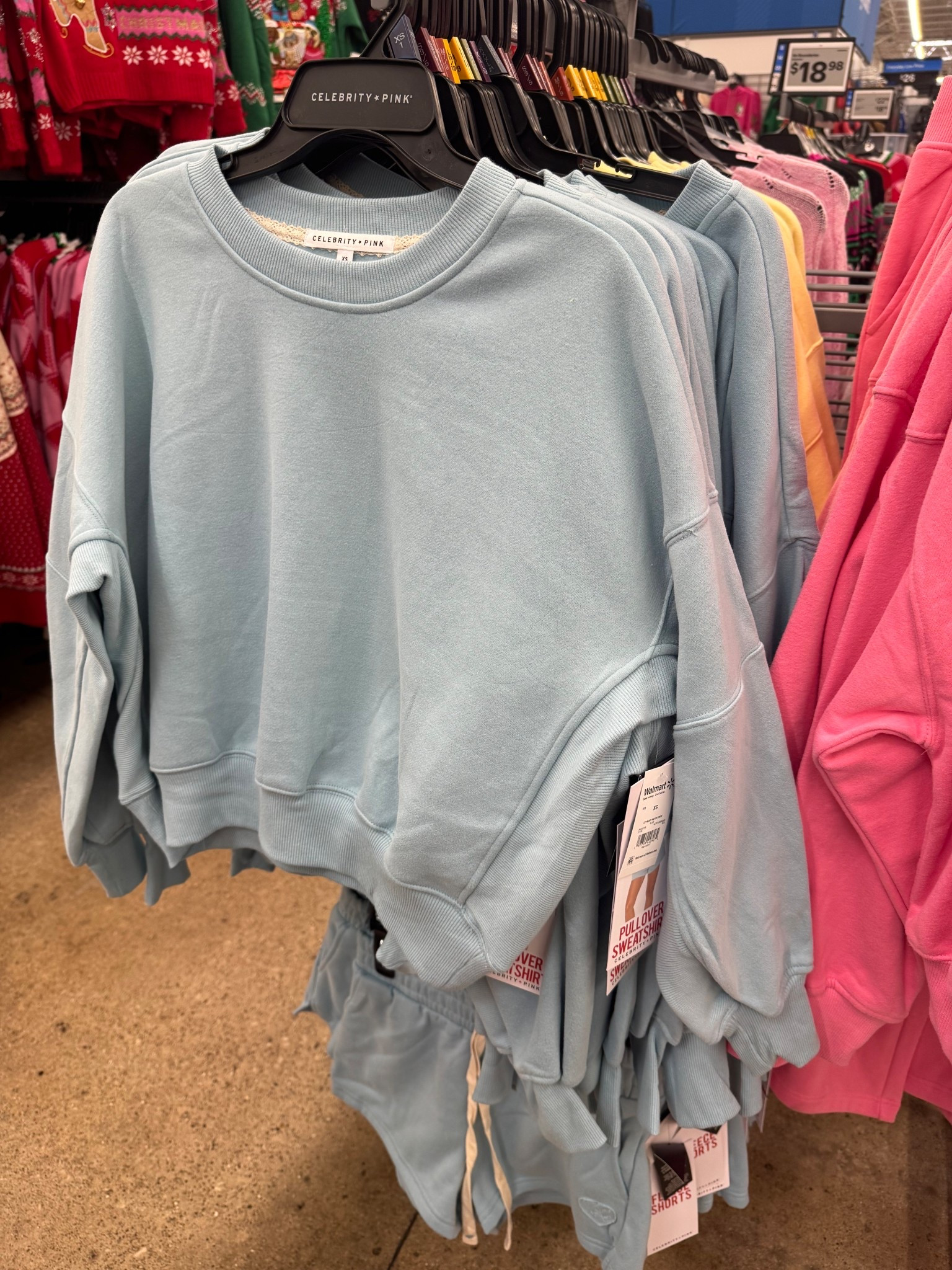 Walmart Celebrity Pink Women's Oversized Boyfriend Sweatshirt Celebrity Pink Women's and Women's Plus Oversized Boyfriend Sweatshirt, Sizes XS-4X / Celebrity Pink Women's Tie Front Fleece Shorts, Sizes XS-4X

#LTKootd #LTKFindsUnder50 #LTKSeasonal