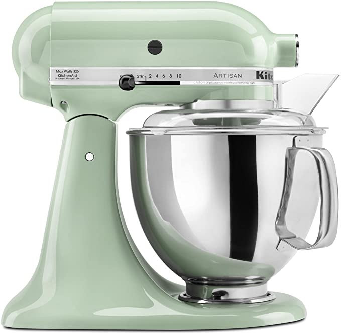 KitchenAid KSM150PSPT Artisan Series 5-Qt. Stand Mixer with Pouring Shield - Pistachio | Amazon (US)
