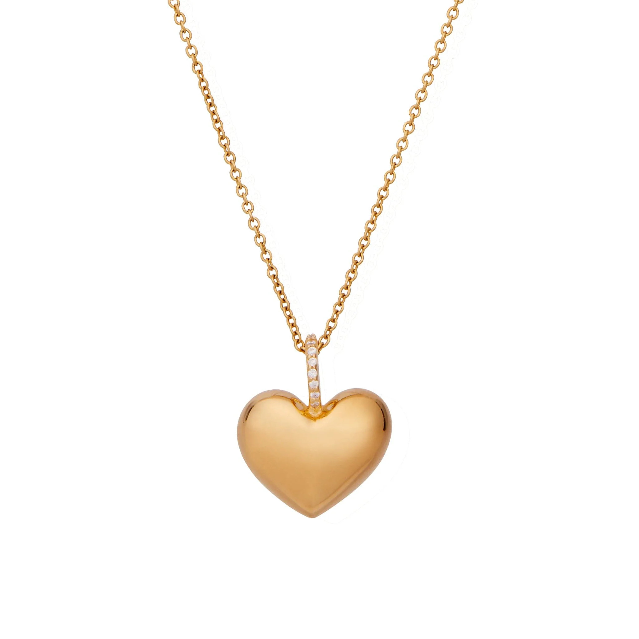 Puffy Heart Necklace | Tiny Tags (US)
