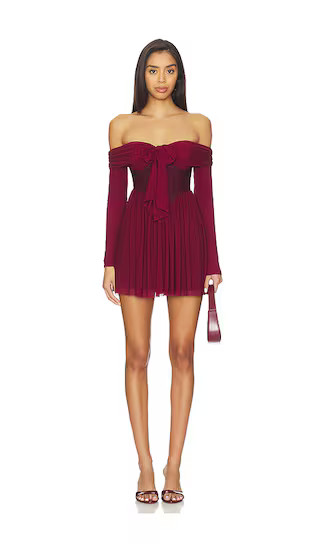 Kristiana Mini Dress in Plum | Revolve Clothing (Global)