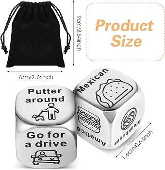 Amazon.com: Grevosea 2 Pcs Retirement Decision Dice Gifts for Men Women Him Her Happy Retirement ... | Amazon (US)