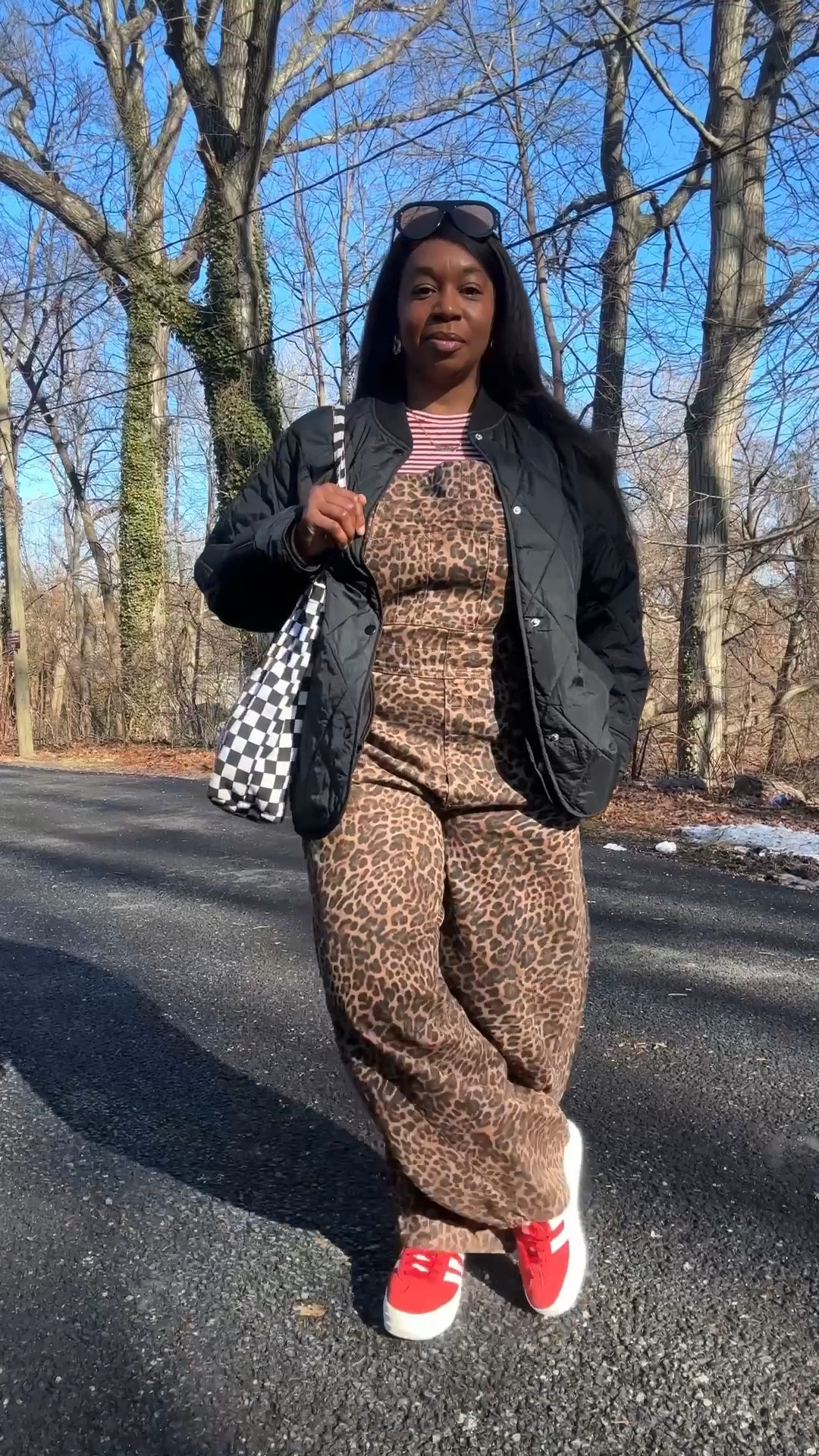 Outfit of the Day:
Top is Large
Jumpsuit is Large
Jacket is H&M (old)


#LTKPetite #LTKMidsize #LTKSeasonal