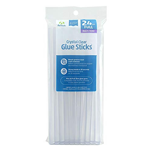AdTech Hot Glue Sticks 10" Full Size, Clear, 24 Sticks | Amazon (US)