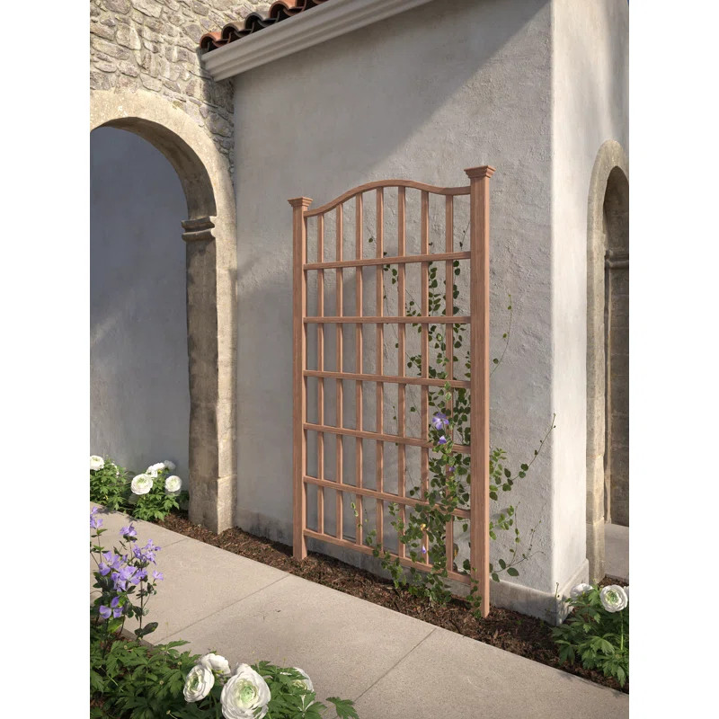 Concord 96'' H x 54'' W Vinyl Lattice Panel Trellis | Wayfair North America