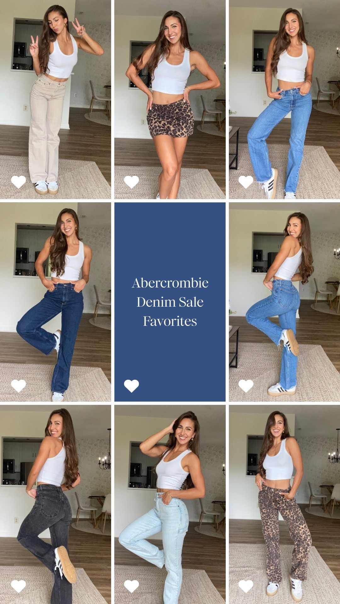 Use code DENIMAF for an additional 15% off! Abercrombie has the best jeans and they’re having a major sale right now!! 30%-50% off denim and 20% off almost everything else!! As you can see with how many pairs I have, I love their jeans! I wear a size 25  

#LTKFindsUnder100 #LTKStyleTip #LTKSaleAlert