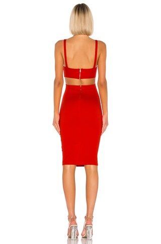 superdown Ashlie Cut Out Dress in Poppy from Revolve.com | Revolve Clothing (Global)