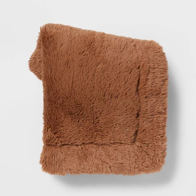 Long Faux Fur Throw Blanket - Threshold™ | Target