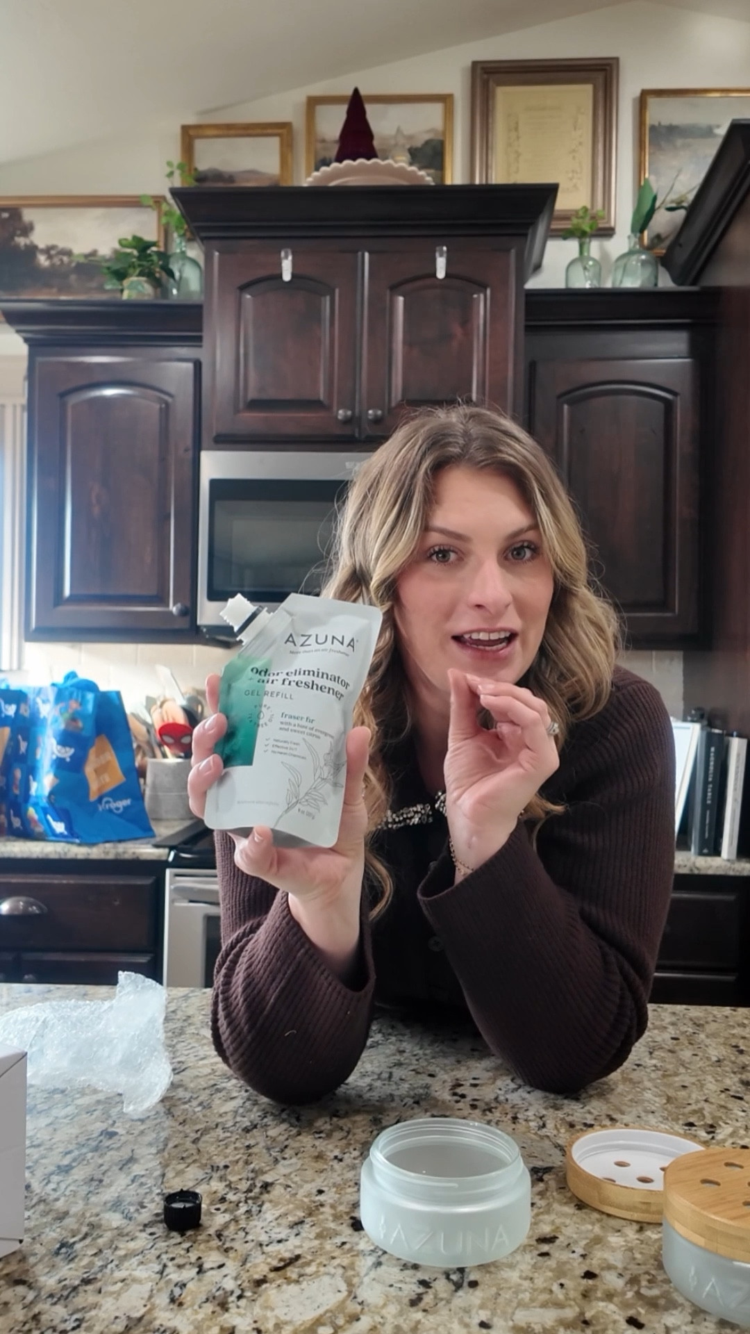 Azuna naturally cleans the air (kids, pets, all the things) and the refills last 60–90 days, which is why it’s one of my go-to gift ideas for family and friends. I just opened a new one for my kitchen and LOVE it!

Such a great gift idea too!

#LTKGiftGuide #LTKHome #LTKFindsUnder50