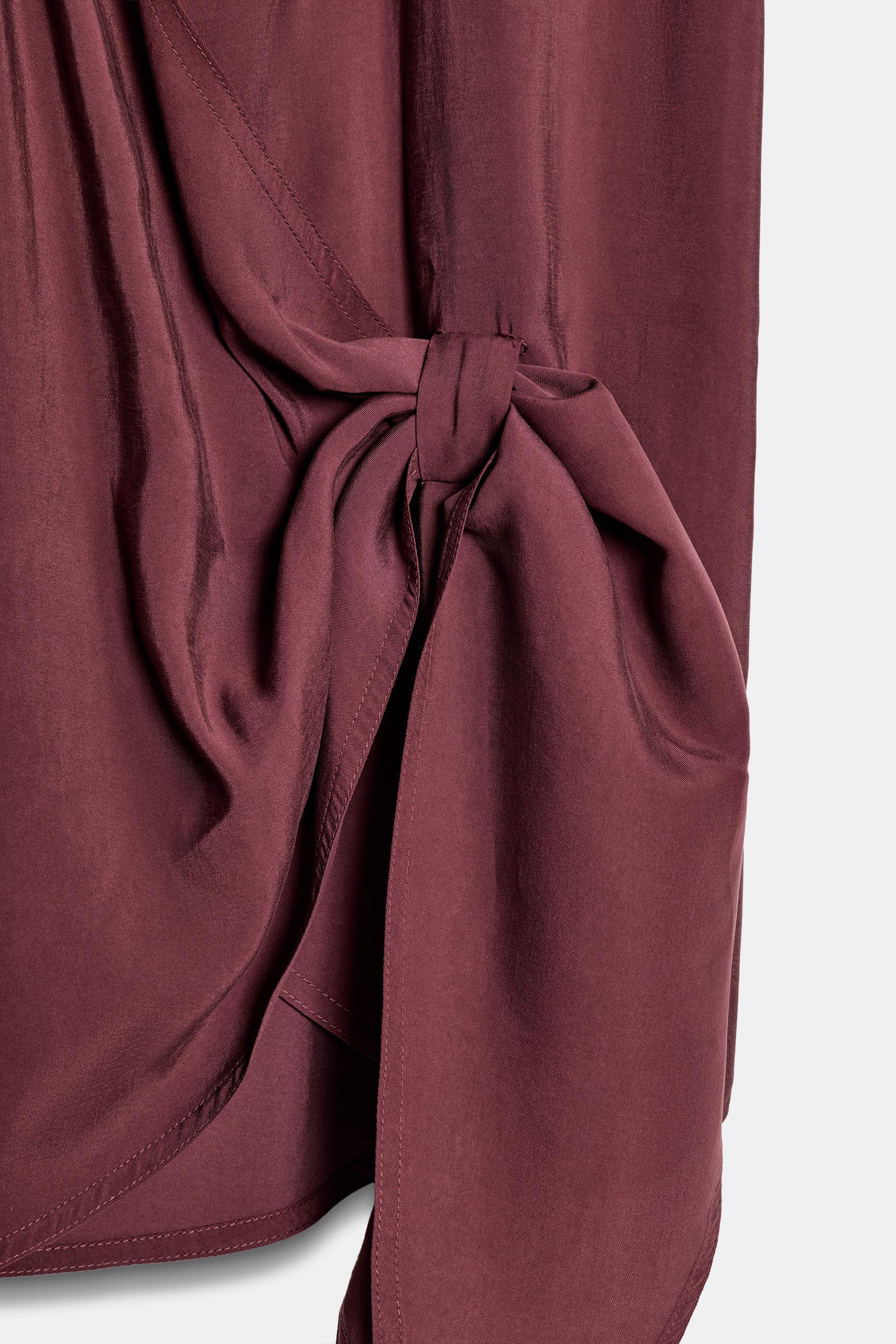 FLOWY KNOTTED TOP | Zara US