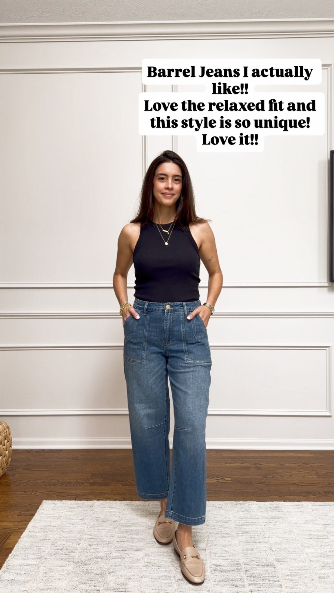 Memorial Day sale 
Loving these barrel jeans! They’re so comfortable and I love the relaxed fit
I’m wearing a size 4

#LTKootd #LTKgrwm #LTKSeasonal