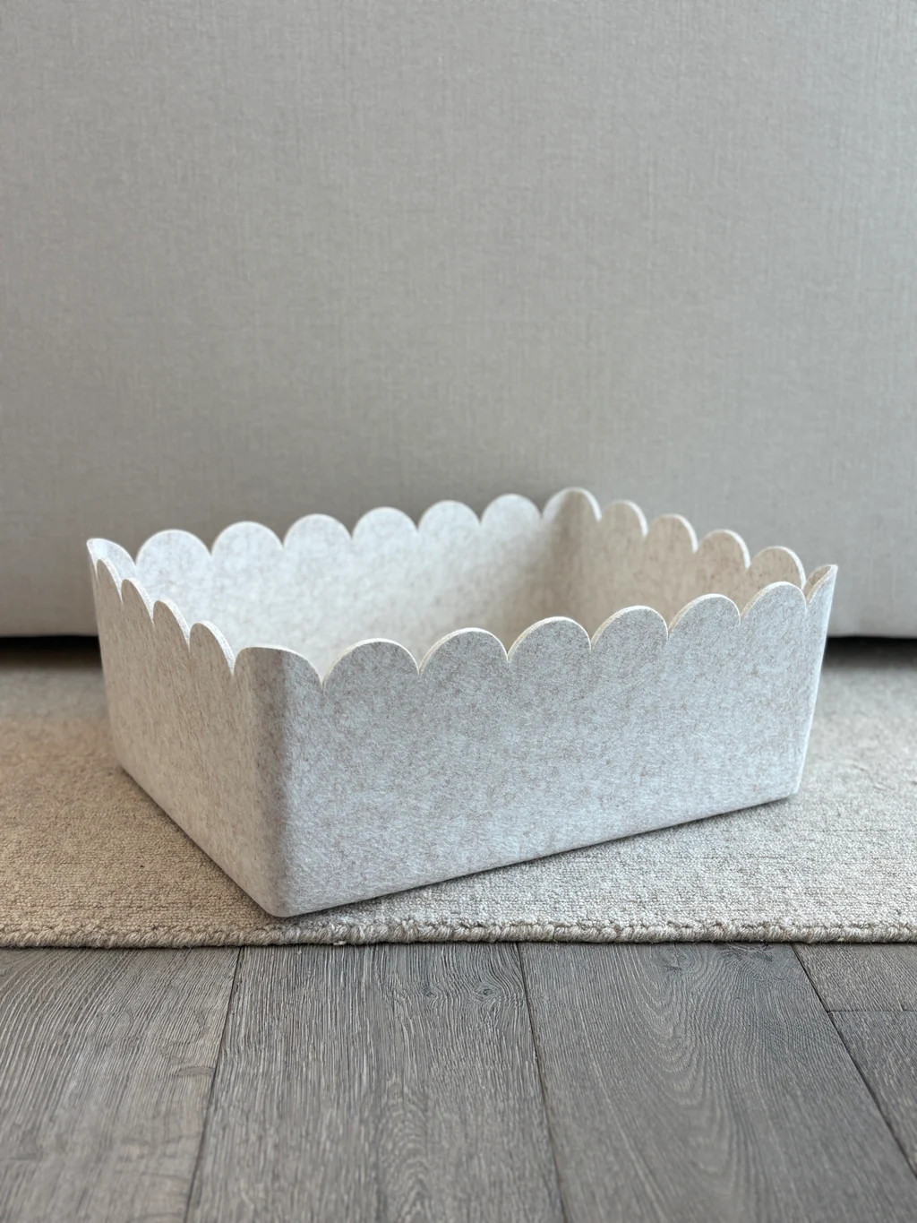 The Scalloped Bin - XL | SortJoy