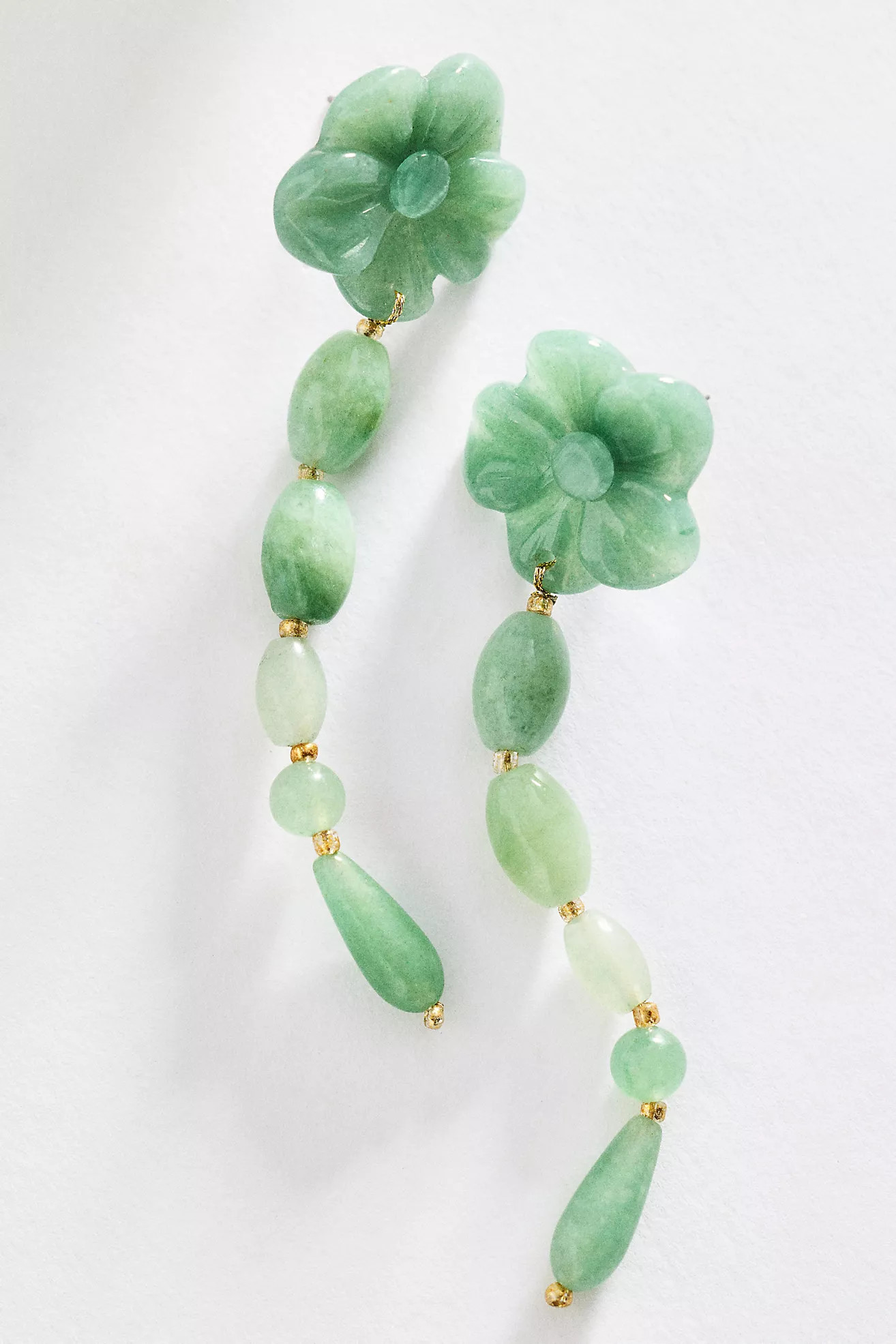 Floral Stone Drop Earrings | Anthropologie (US)
