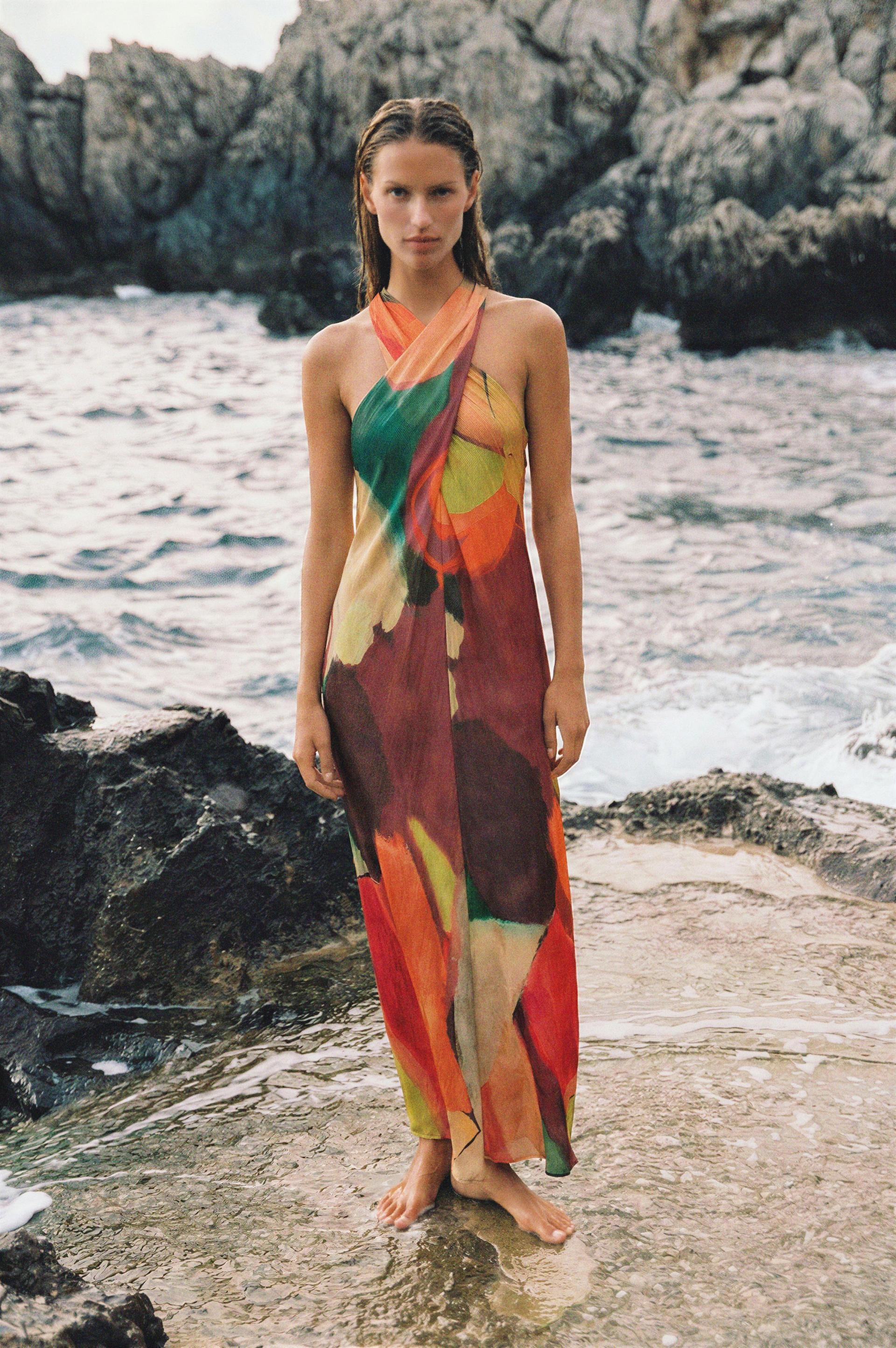 PRINTED MAXI DRESS | Zara US