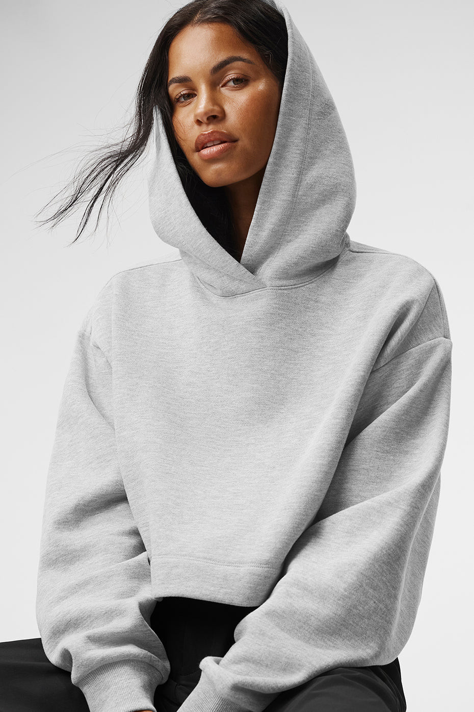 ALO | Bae Hoodie in Athletic Heather Grey, Size: Small | Alo Yoga