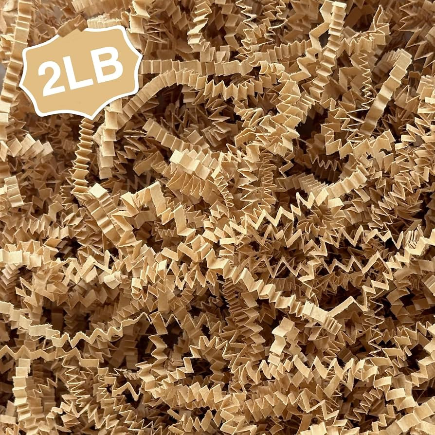 2LB Crinkle Cut Paper Shred Filler for Bag Gift Box Basket Confetti Paper Shreded Stuffing Decora... | Amazon (US)