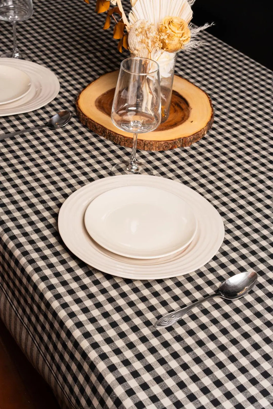 Classic Gingham Check Tablecloth - 100% Cotton - Etsy | Etsy (US)