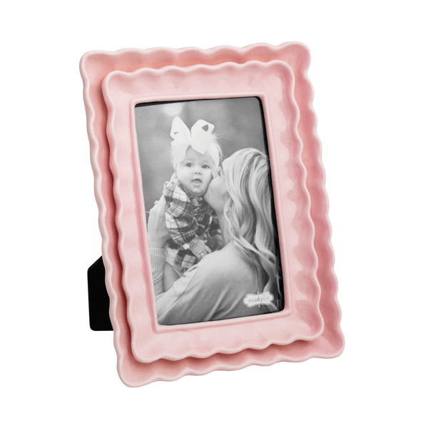 Rectangle Layered Pink Frame | Mud Pie