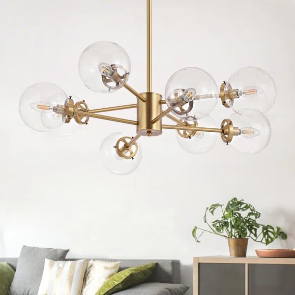 Millender 8 - Light Dimmable Modern Linear Chandelier | Wayfair North America