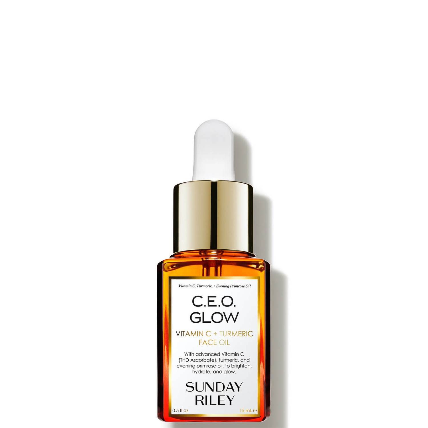 Sunday Riley C.E.O. Glow Vitamin C Turmeric Face Oil (0.5 fl. oz.) | Dermstore (US)
