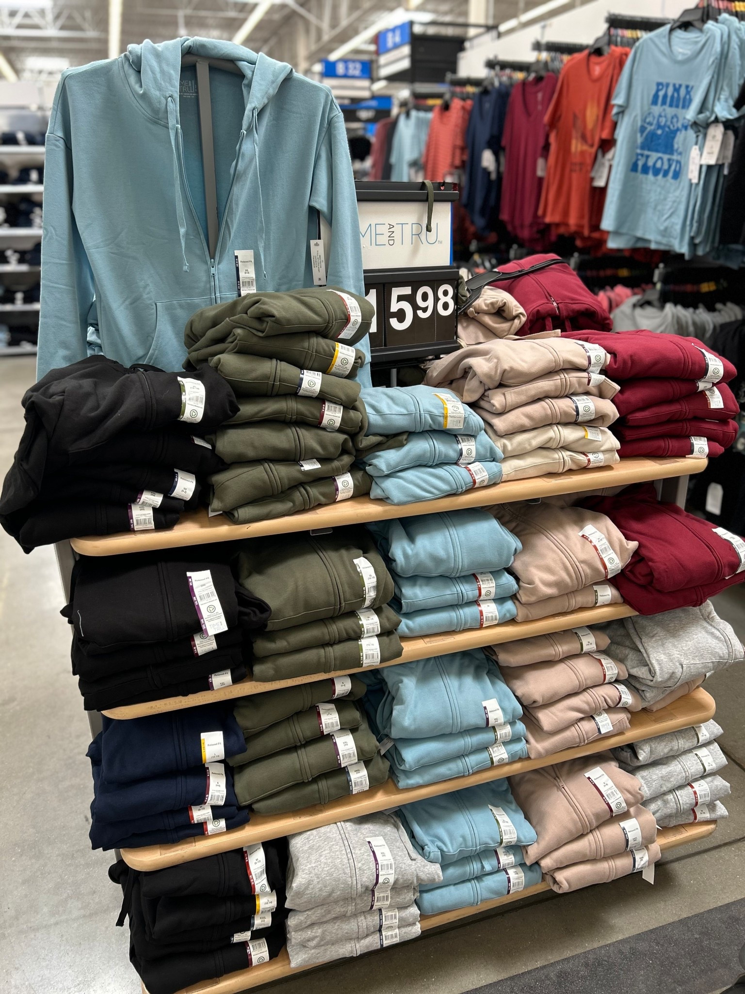 The perfect throw on zip up jacket with the best color options! Sooooo soft and have matching bottoms too!! #walmartpartner #walmartfind #walmartfashion #fallfashion #winterfashion #athleisure 

#LTKStyleTip #LTKFindsUnder50 #LTKSeasonal