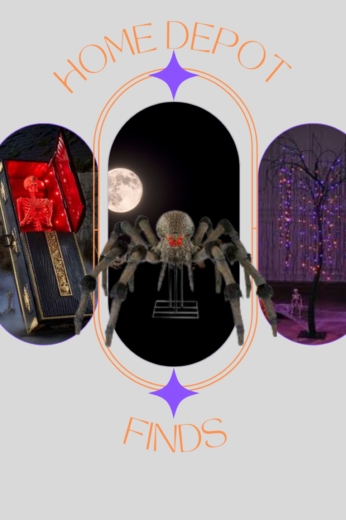 Exciting Halloween show stoppers 8ft spider, 6ft LED Coffin & 7ft pre lit Halloween tree

#LTKU #LTKFind #LTKSeasonal