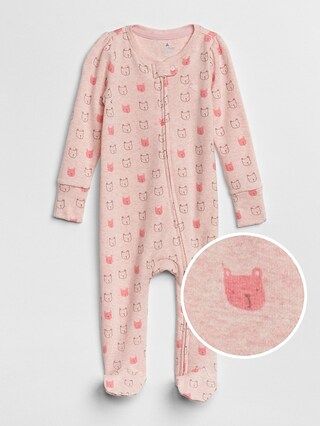 Baby First Favorite Print Footed One-Piece | Gap (US)