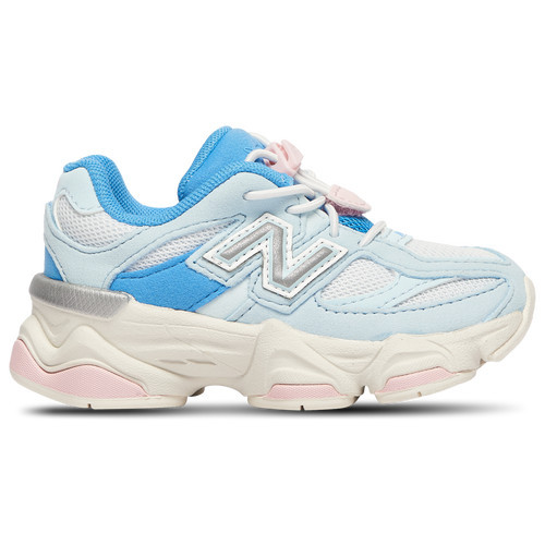 Girls New Balance New Balance 9060 - Girls' Toddler Running Shoe Blue/White/Pink Size 06.0 | Kids Foot Locker (US)