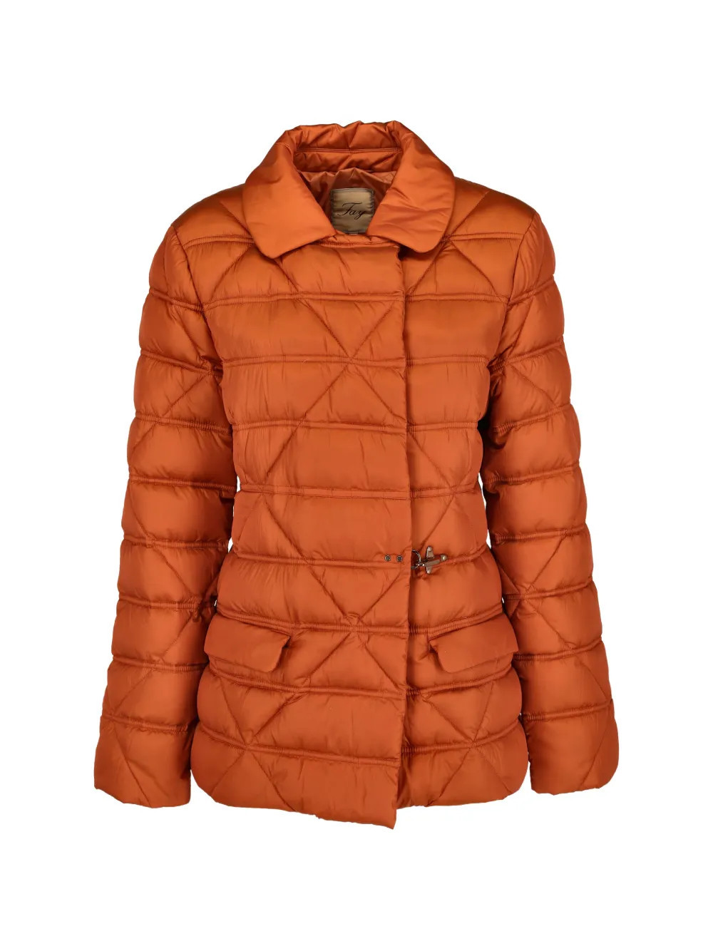 Fay quilted puffer jacket - Orange | Farfetch Global