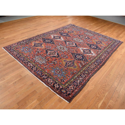 Svein One-of-a-Kind 8' X 10'7" 1930s Wool Area Rug Red | Wayfair North America