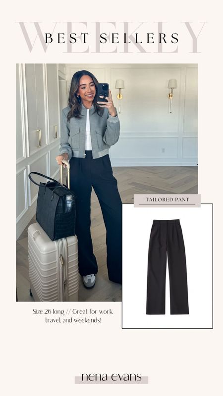 Weekly best sellers! Wearing size small white tee, small bomber and size 26 long trousers 


Travel outfit 
Casual outfit 
Airport outfit 
Spring outfit 

#LTKfindsunder50 #LTKfindsunder100 #LTKstyletip