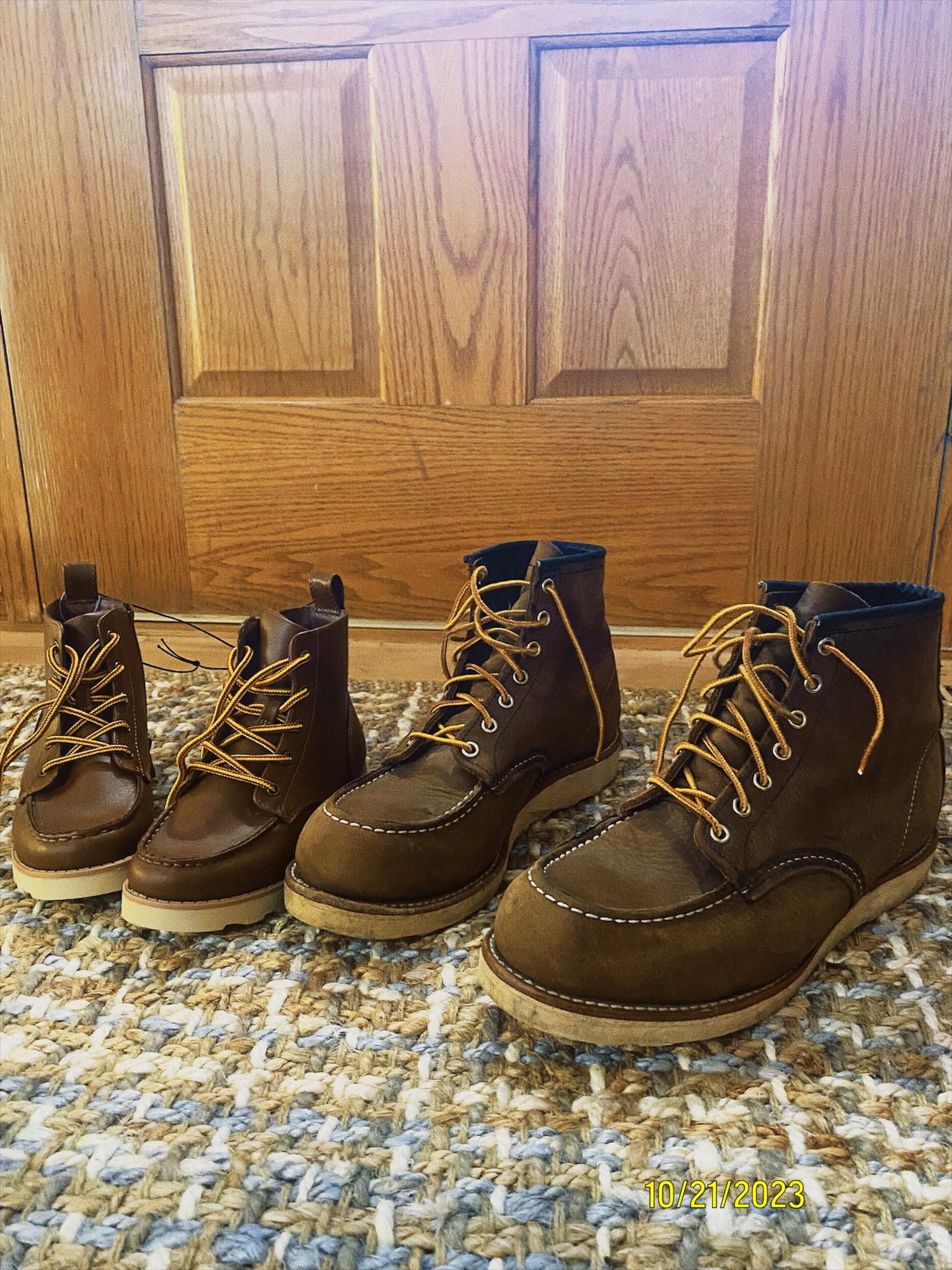 Red Wing Boots 🥾 dad has the real things and they’ve lasted forever, and for the boys I found these #dupes from #target! 

#LTKSeasonal #LTKstyletip #LTKfindsunder50