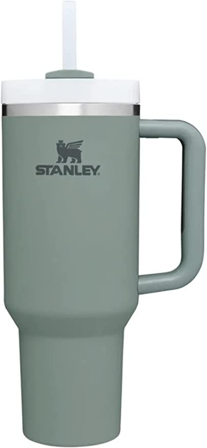 STANLEY The Quencher H2.0 FlowState Tumbler (Soft Matte) | 40 OZ Shale | Amazon (US)