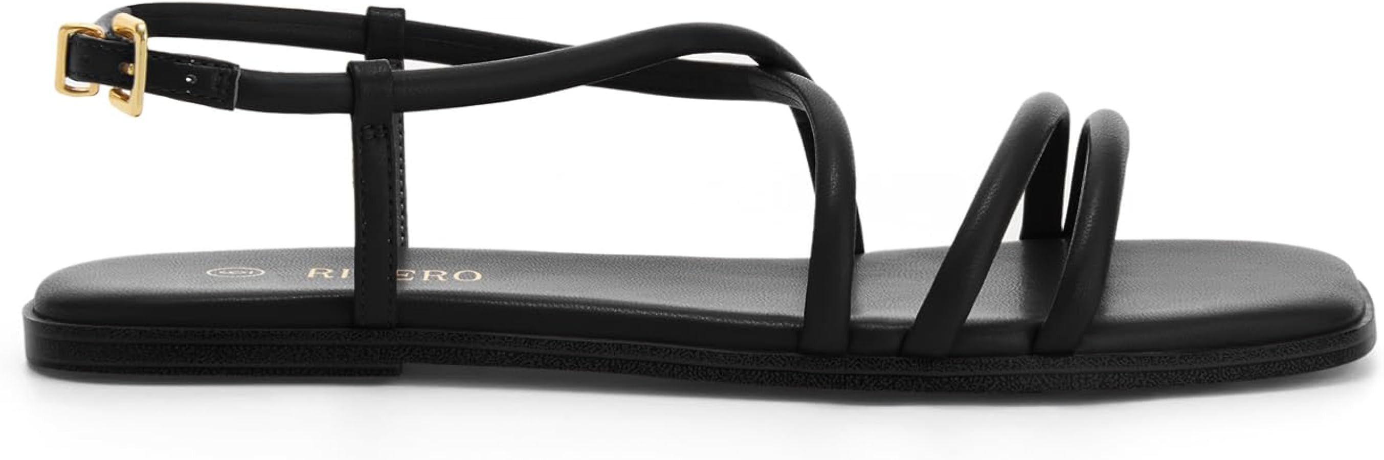 Rihero Women's Strappy Flat Sandals Summer Lace Up Open Toe Comfortable Slip-On Ankle Strap Sanda... | Amazon (US)