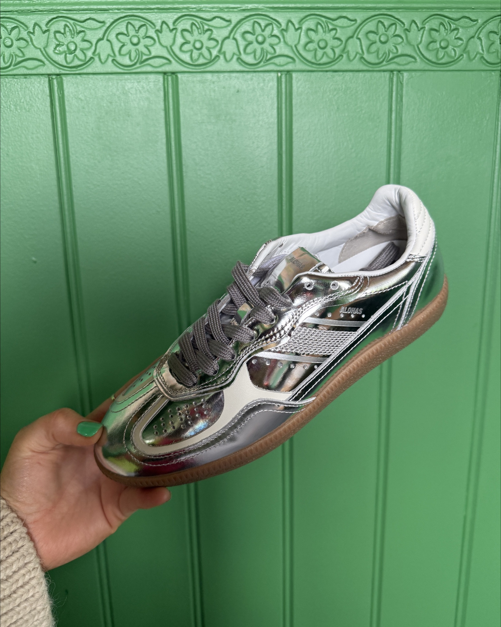 A moment for the silver and red ❤️

#LTKuk #LTKspring #LTKshoes