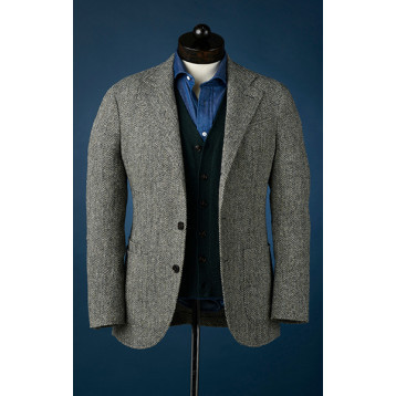 Antique Gray Herringbone - Neo Cut Sportcoat | SPIER & MACKAY | SPIER & MACKAY