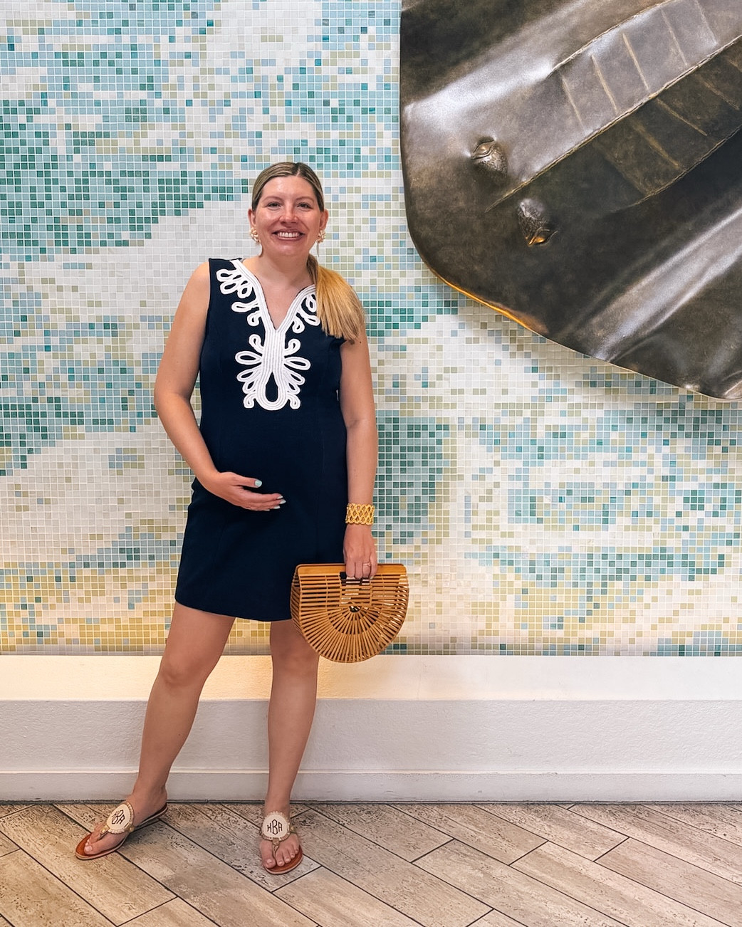 One of my favorite finds ever:  I own this dress in three different colors thanks to an amazing deal I scored on ThredUP. 🙌 It’s so easy, comfortable, and versatile -exactly what I reach for on a day when I want to look polished without trying too hard.

This was our full resort day - we lingered over breakfast, soaked in the beautiful lobby & courtyard and then headed to the spa. Because I was pregnant, I really appreciated how clear and knowledgeable the staff were about what treatments were safe and what wasn’t an option.

We wrapped up the day with dinner on property, which was a perfect way to close out our second to last day. 🏝️

This post is part of my travel capsule series 🧳 where I’m sharing not just the details of this incredible Cayman trip, but also how I packed and styled a curated wardrobe to make every outfit count.

#TravelCapsule #VacationRecap #CapsuleWardrobeTravel #ResortStyle
#GrandCayman #CaymanIslands #CaribbeanTravel #SevenMileBeach
#ThredUpFinds #SecondhandStyle #VacationOutfits #CapsuleStyle
#ResortDay #SpaDay #ResortWearStyle #TravelWardrobe

#LTKBump #LTKSeasonal #LTKTravel