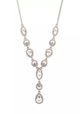Givenchy Crystal Y Necklace Necklace | Belk