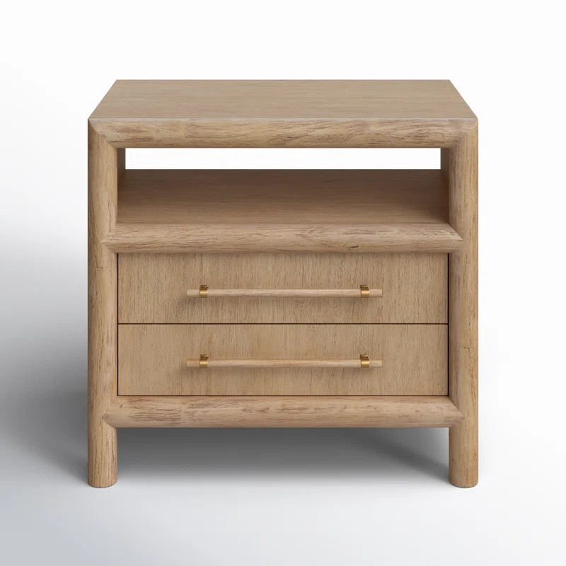 Birch Lane™ Colleen 2 - Drawer Nightstand in Brown & Reviews | Wayfair | Wayfair North America