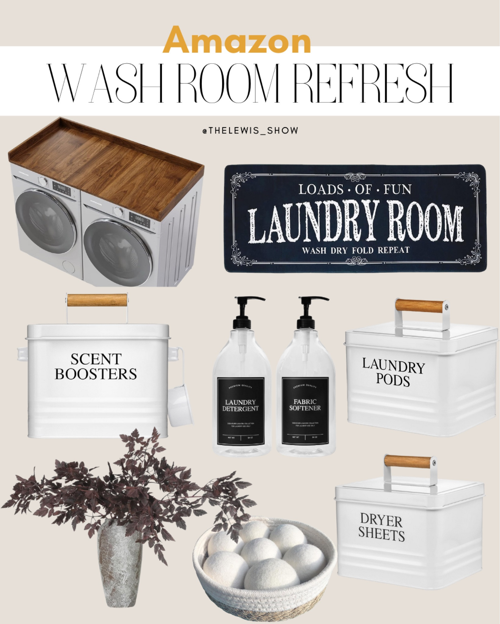 Amazon Laundry Room Refresh Organizing Items 

#LTKHome