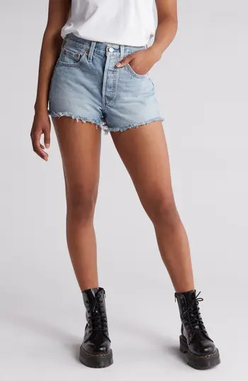 Levi's 501® Original Cutoff Denim Shorts in Micro Vibes Short at Nordstrom Rack, Size 31 | Nordstrom Rack