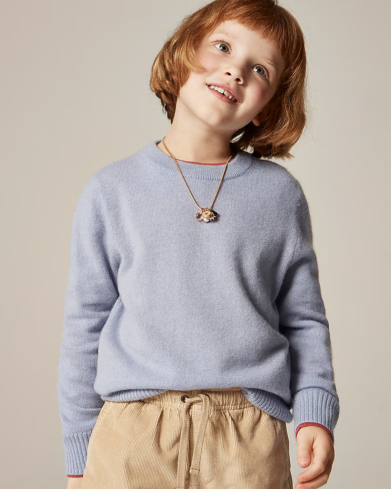 Kids' cashmere crewneck sweater | J. Crew US
