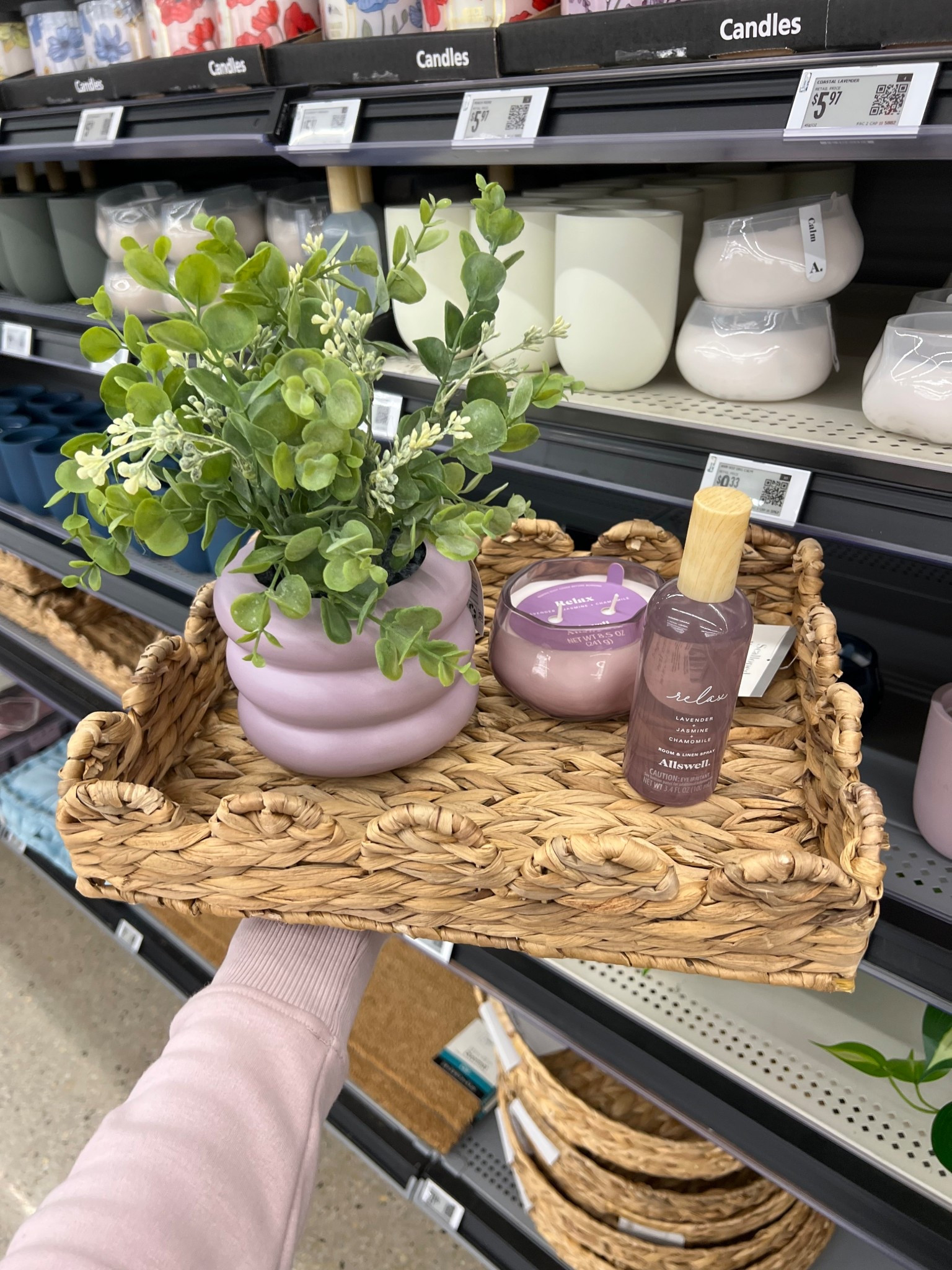 Spring tray styling idea with Walmart finds #walmarthome 

#LTKHome